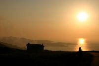 Sonnenuntergang am Cap Corse mit Blick auf den Désert des Agriates