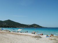 Der Plage de Verghia liegt im südlichen Teil des Golfs von Ajaccio 