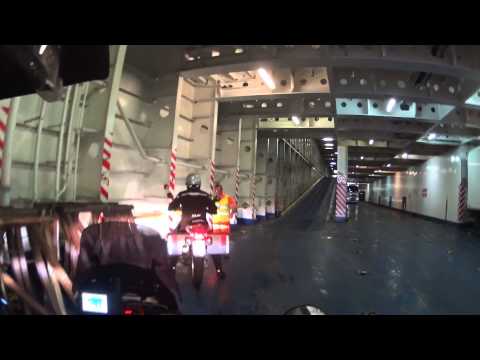 Genua Hafen und Abfahrt