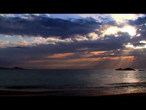 Timelapse am Strand von Capu Laurosu an der Rizzanese Mündung.