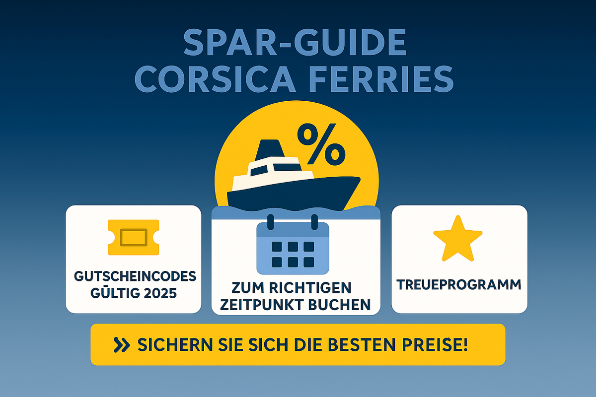 Sparen mit Corsica-Ferries-Gutscheincodes