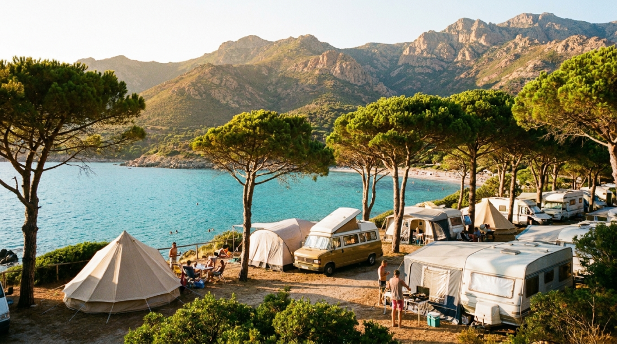 Campingplätze am Meer auf Korsika - Korsika
